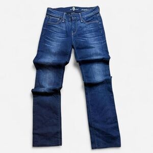 Women's Blue Denim Jeans - Classic Straight Fit